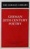 German 20th Century Poetry
