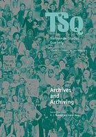 Archives and Archiving