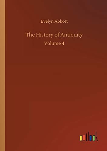 The History of Antiquity