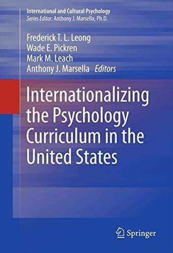 Internationalizing the Psychology Curriculum in the United States