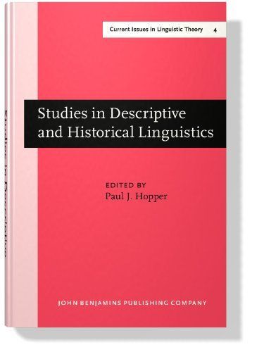 Studies in Descriptive and Historical Linguistics