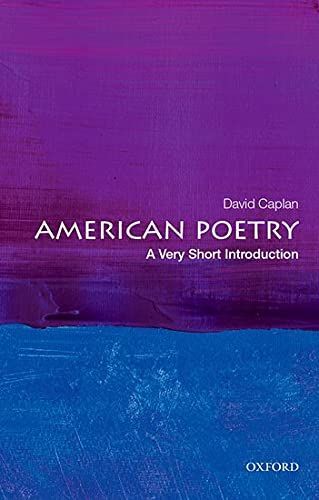 American Poetry: a Very Short Introduction