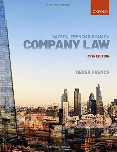 Mayson, French and Ryan on Company Law