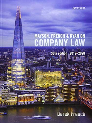 Mayson, French and Ryan on Company Law