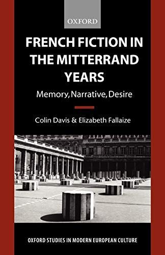 French Fiction in the Mitterrand Years