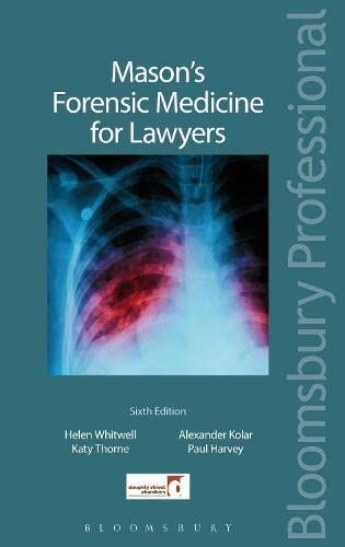 Mason's Forensic Medicine for Lawyers