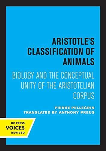 Aristotle's Classification of Animals