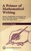 A Primer of Mathematical Writing