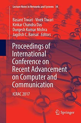 Proceedings of International Conference on Recent Advancement on Computer and Communication