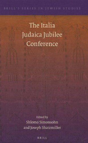 The Italia Judaica Jubilee Conference