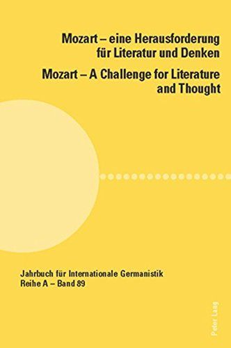 Mozart -- a challenge for literature and thought