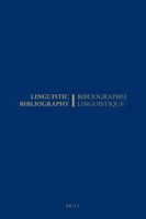 BIBLIOGRAPHIE linguistique de l'année 1982