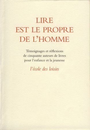 Lire est le propre de l'homme