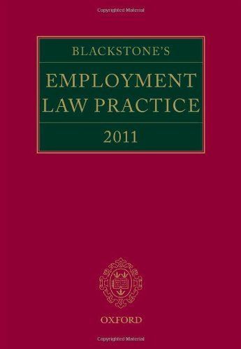 Blackstone's Employment Law Practice 2011