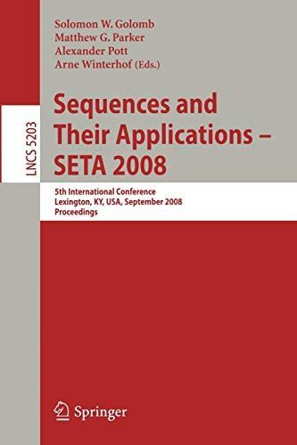 Sequences and Their Applications - SETA 2008