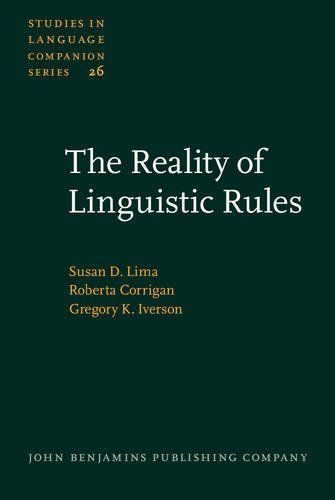 The Reality of Linguistic Rules