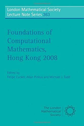 Foundations of Computational Mathematics, Hong Kong 2008