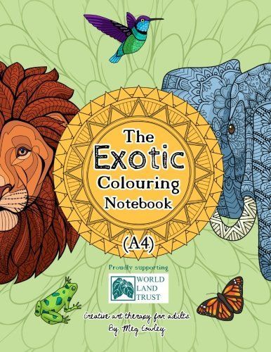 The Exotic Colouring Notebook (A4)