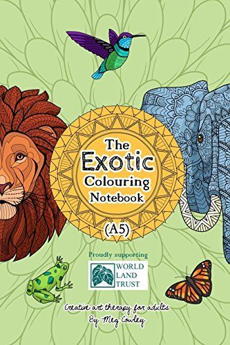 The Exotic Colouring Notebook (A5)