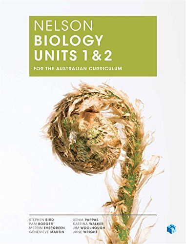 Nelson Biology Units 1 and 2 for the Australian Curriculum