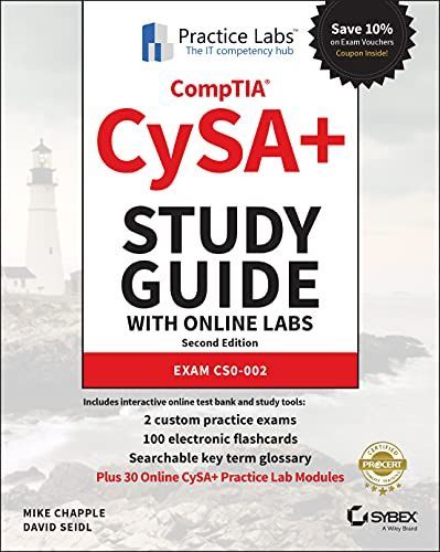 CompTIA CySA+ Study Guide with Online Labs