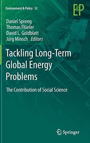 Tackling Long-Term Global Energy Problems