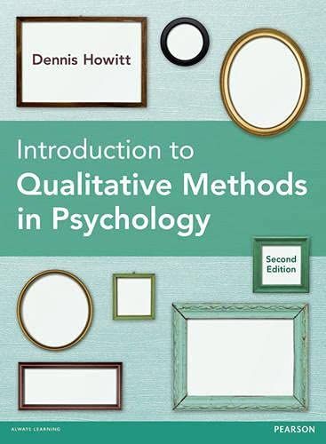 Introduction to Qualitative Methods in Psychology