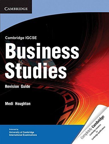 Cambridge IGCSE Business Studies Revision Guide