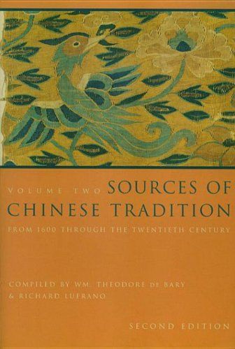 Sources of Chinese Tradition