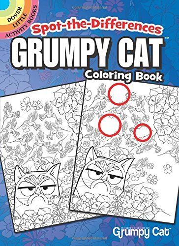 Spot-the-Differences Grumpy Cat Coloring Book