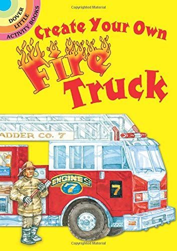 Create Your Own Fire Truck Sticker Activity Book