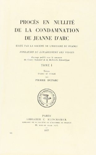 Procès en nullité de la condamnation de Jeanne d'Arc