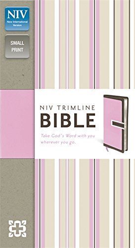 NIV Trimline Italian Duo Choc/Pink Bible