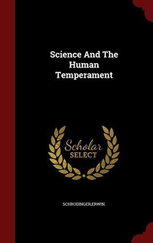 Science and the Human Temperament