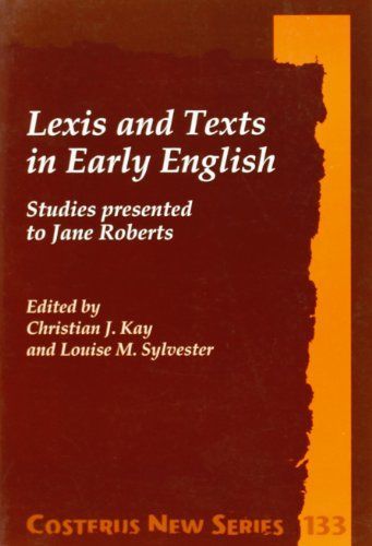 Lexis and Texts in Early English
