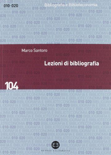 Lezioni di bibliografia