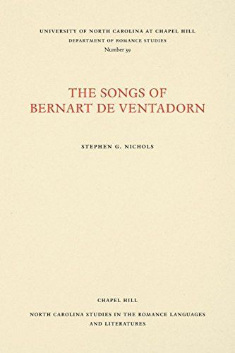 The Songs of Bernart de Ventadorn