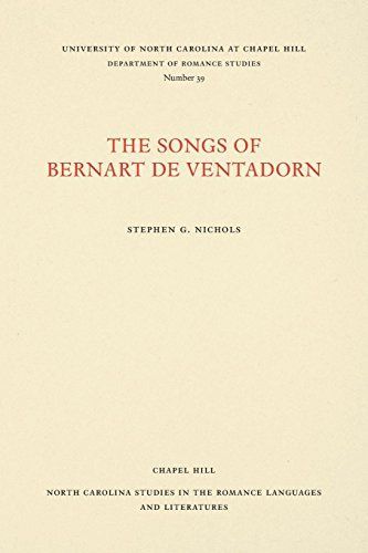 The Songs of Bernart de Ventadorn