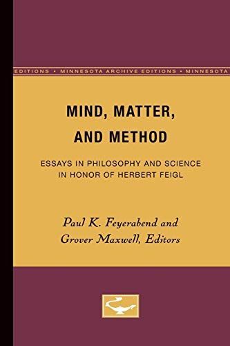 Mind, Matter, and Method