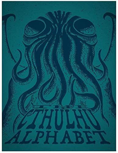 Cthulhu Alphabet - Cerulean Foil (Hardback)