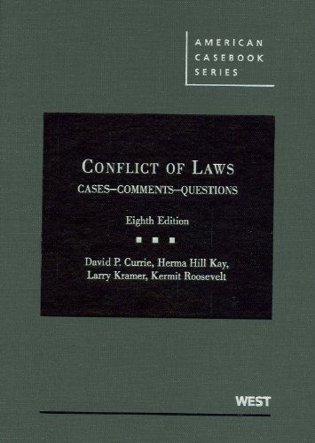 Conflict of Laws