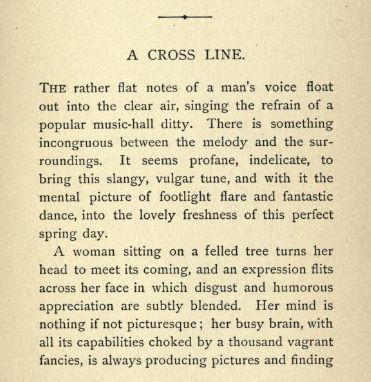 A Cross Line