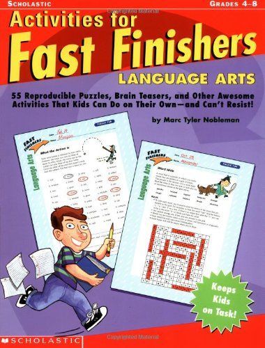 Activities for Fast Finishers