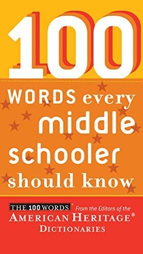 100 Words Every Middle Schooler Should Know