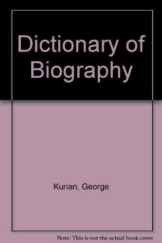 Dictionary of Biography