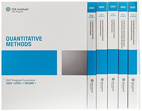 2021 CFA Program Curriculum Level I Box Set