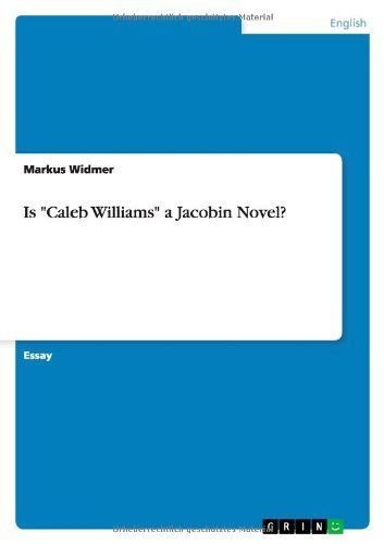 Is "Caleb Williams" a Jacobin Novel?