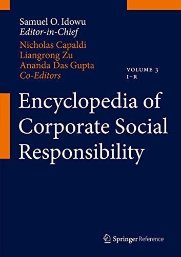 Encyclopedia of Corporate Social Responsibility