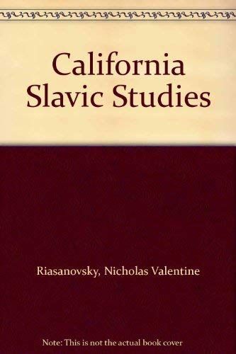 California Slavic Studies