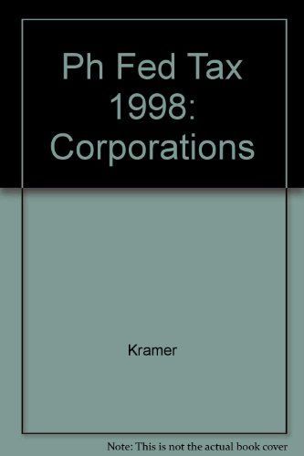 Prentice Hall's Federal Taxation 1998